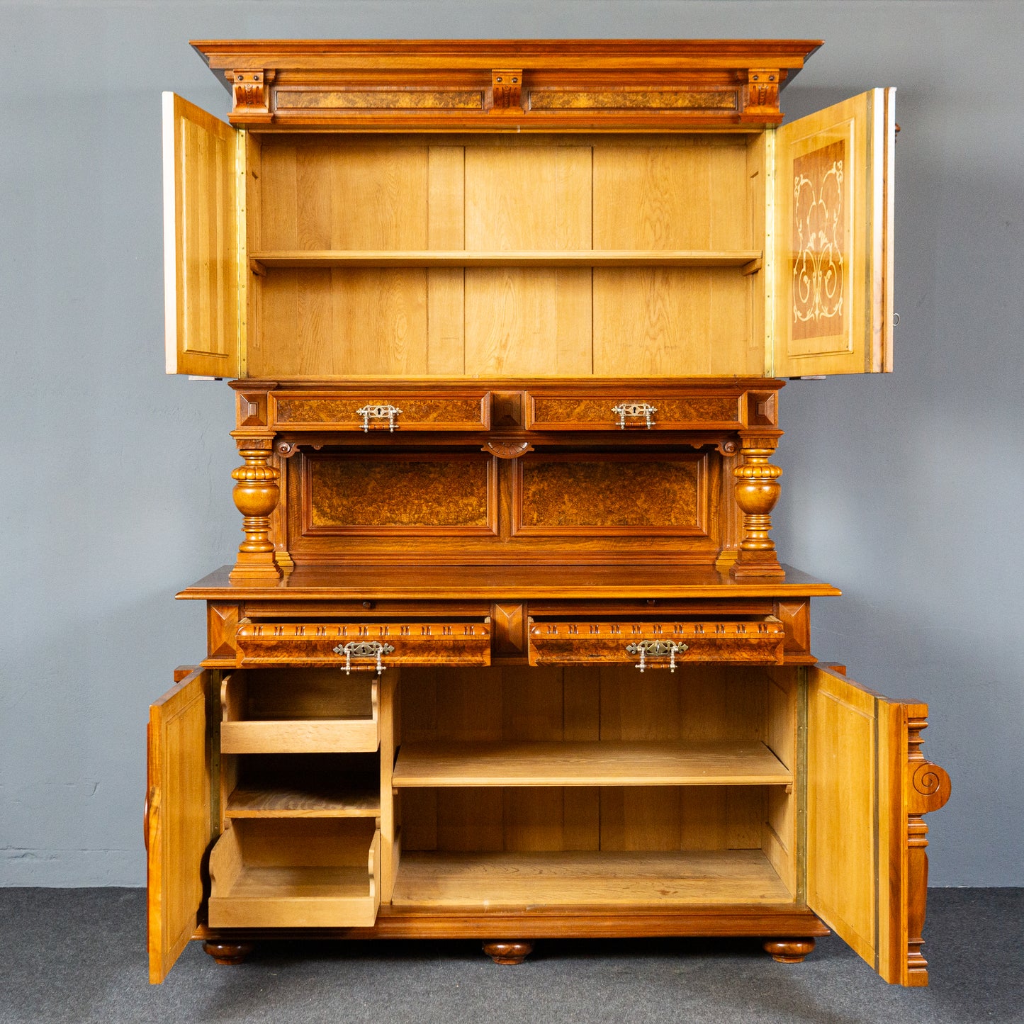 Groschkus Gründerzeit Antik Buffet Alt Schrank Anrichte MÖBLINGER 2412_0303