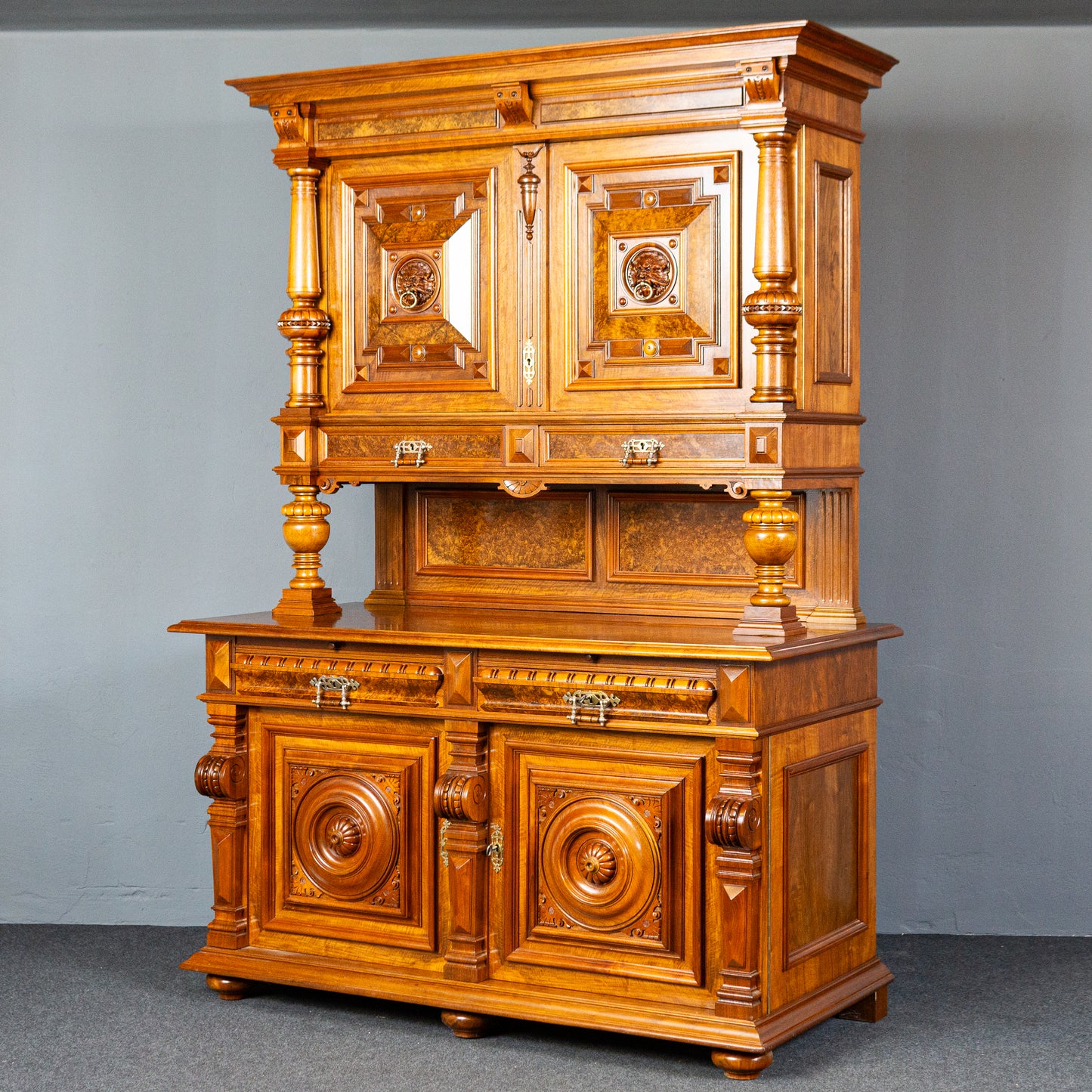 Groschkus Gründerzeit Antik Buffet Alt Schrank Anrichte MÖBLINGER 2412_0303