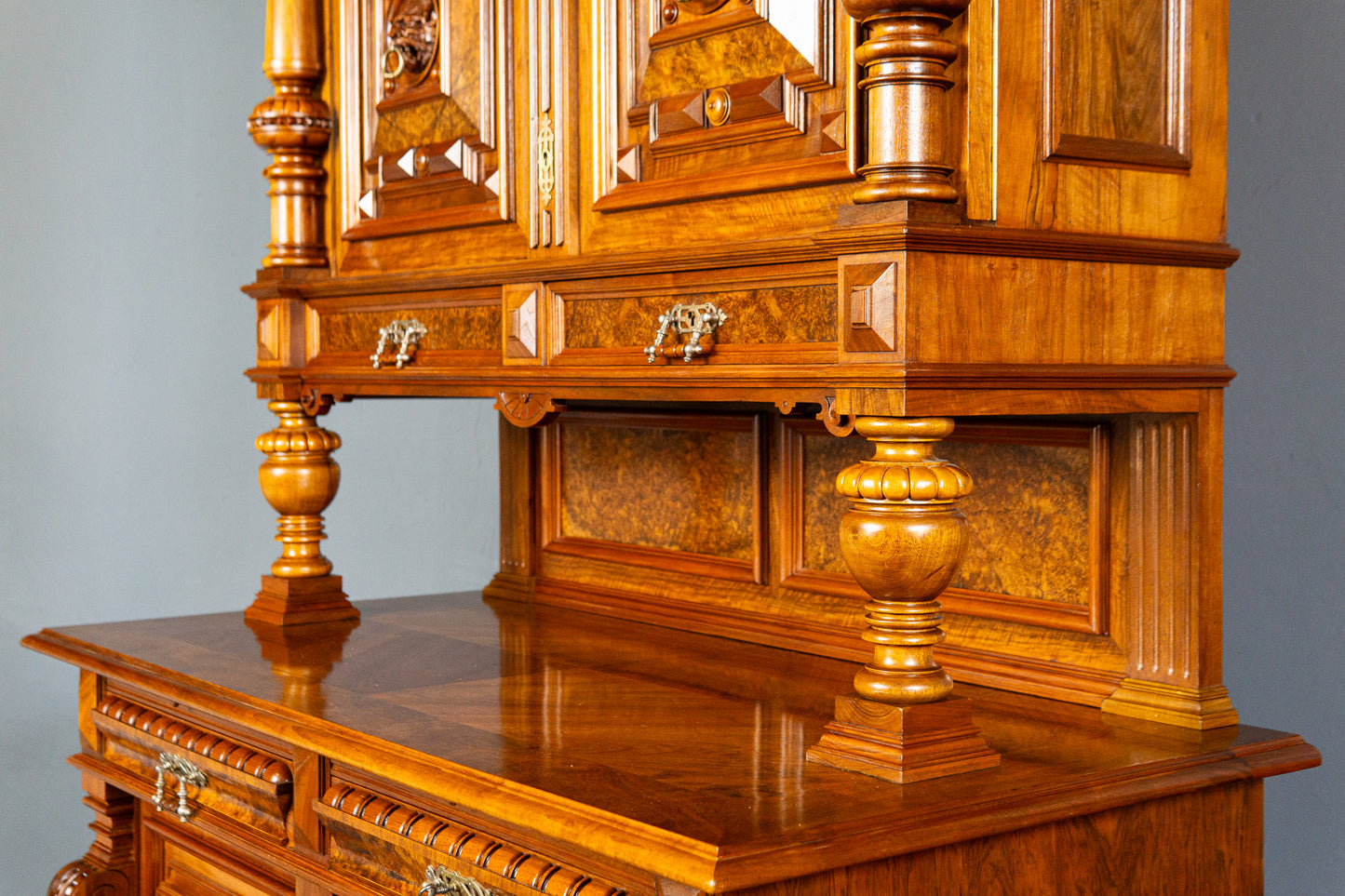 Groschkus Gründerzeit Antik Buffet Alt Schrank Anrichte MÖBLINGER 2412_0303