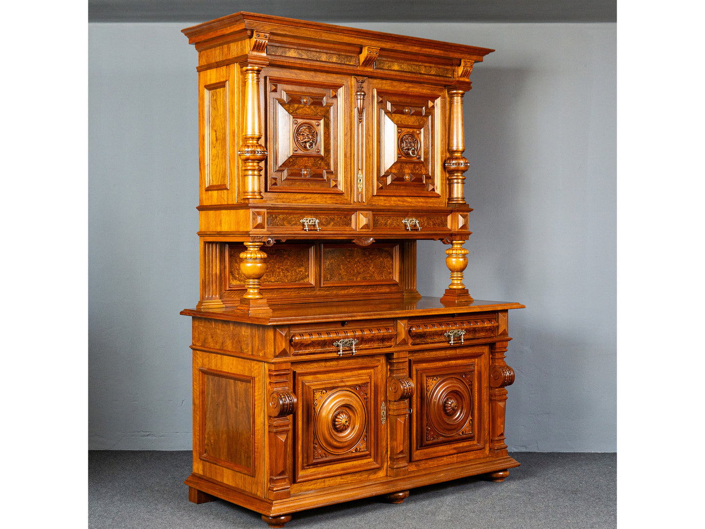 Groschkus Gründerzeit Antik Buffet Alt Schrank Anrichte MÖBLINGER 2412_0303