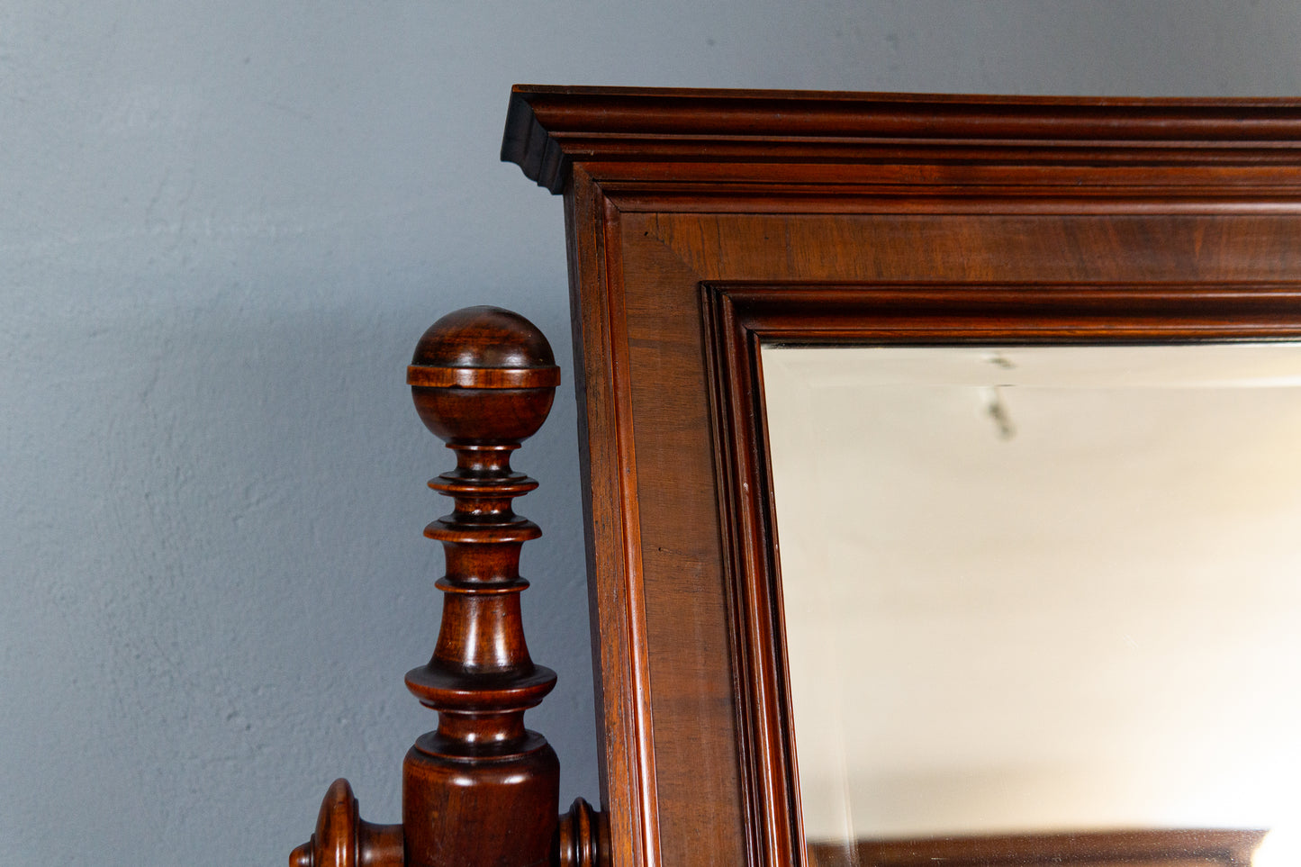 Praktischer Gründerzeit Spiegelaufsatz, zweite Hälfte des 19.Jahrhunderts - Kommode Schrank Regal Spiegel Mirror Alt Antik MÖBLINGER