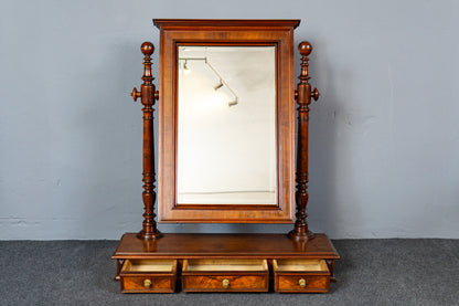 Praktischer Gründerzeit Spiegelaufsatz, zweite Hälfte des 19.Jahrhunderts - Kommode Schrank Regal Spiegel Mirror Alt Antik MÖBLINGER