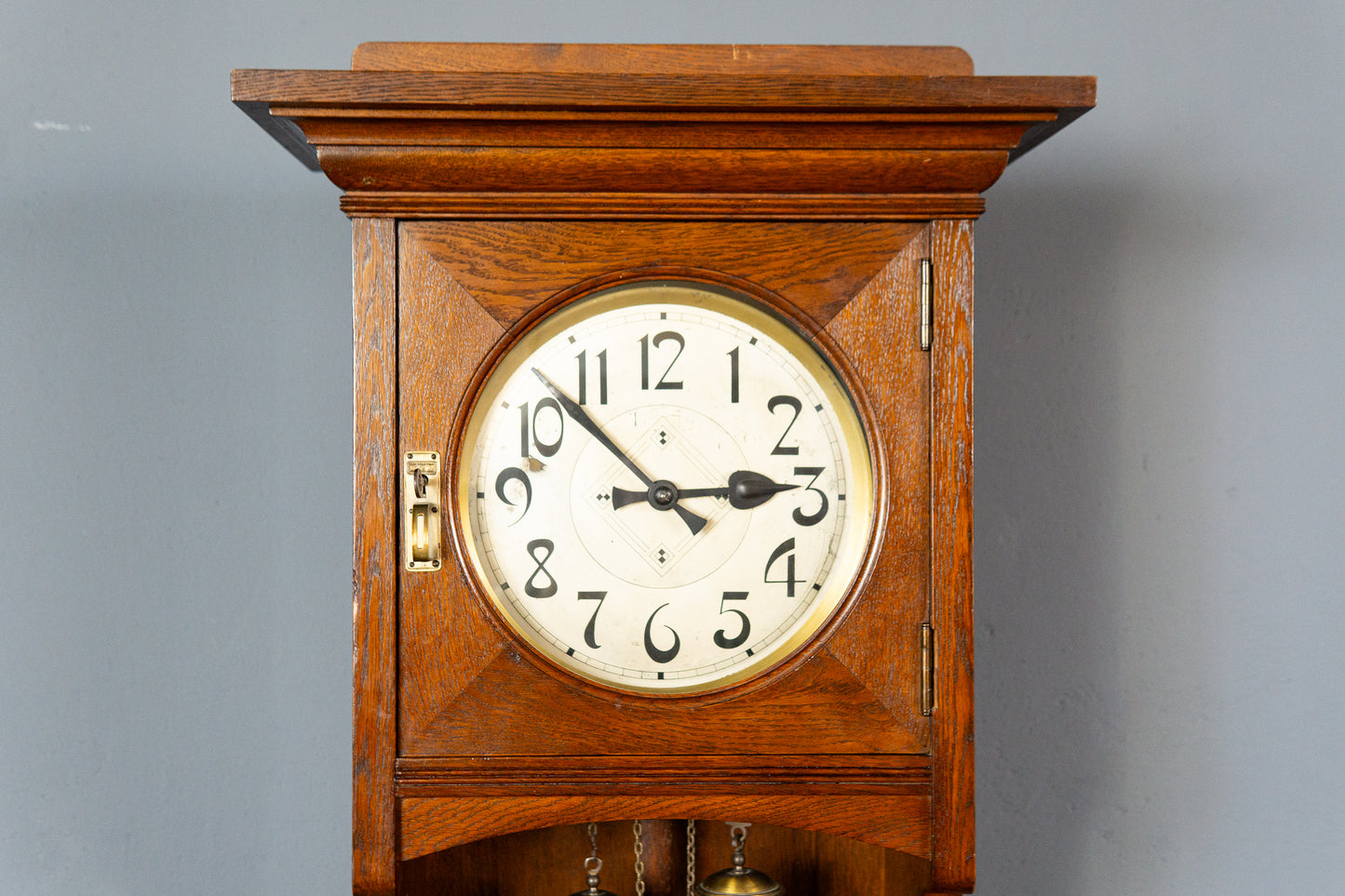 Gustav Becker Antik Standuhr Jugendstil Clock Alt Vintage MÖBLINGER 2412_0412