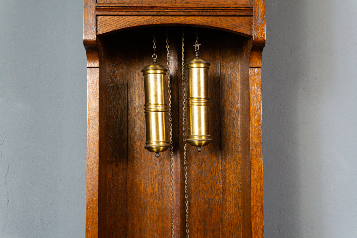 Gustav Becker Antik Standuhr Jugendstil Clock Alt Vintage MÖBLINGER 2412_0412