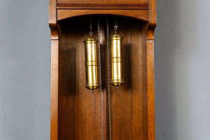 Gustav Becker Antik Standuhr Jugendstil Clock Alt Vintage MÖBLINGER 2412_0412