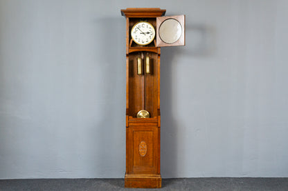 Gustav Becker Antik Standuhr Jugendstil Clock Alt Vintage MÖBLINGER 2412_0412