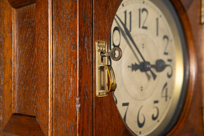Gustav Becker Antik Standuhr Jugendstil Clock Alt Vintage MÖBLINGER 2412_0412