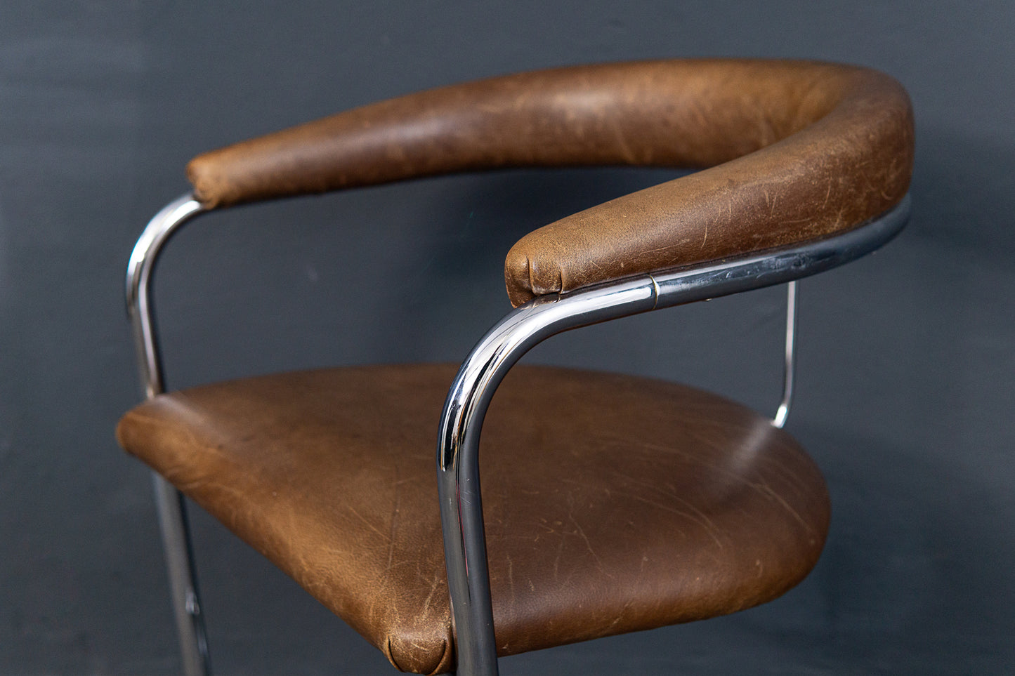 Freischwinger Stuhl Chair Sessel Thonet Alt Vintage 2303_2201