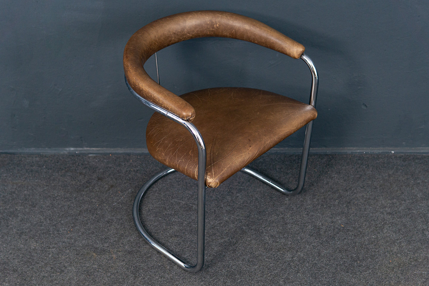 Freischwinger Stuhl Chair Sessel Thonet Alt Vintage 2303_2201