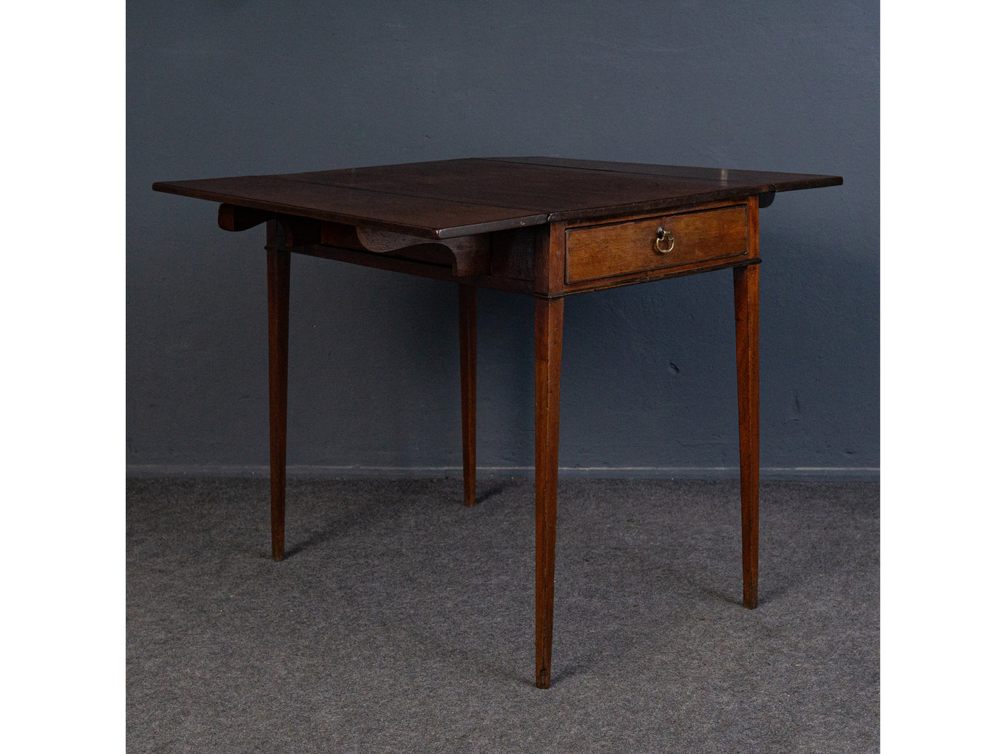 Spieltisch Beistelltisch Tisch Table Stuhl Alt Antik 2401_2502