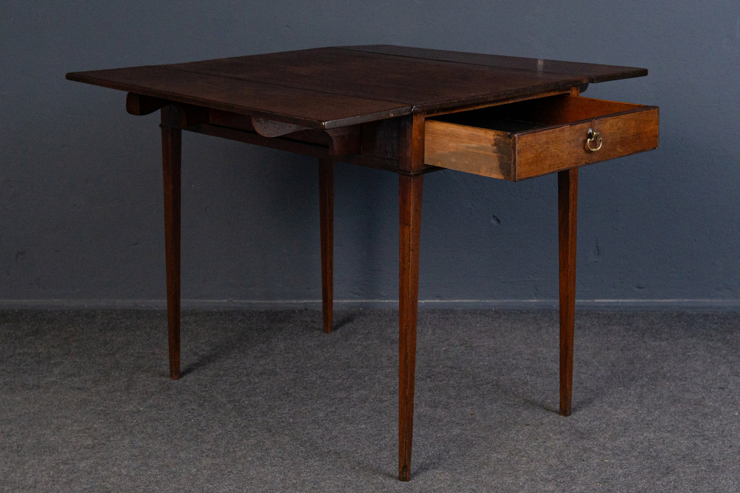 Spieltisch Beistelltisch Tisch Table Stuhl Alt Antik 2401_2502