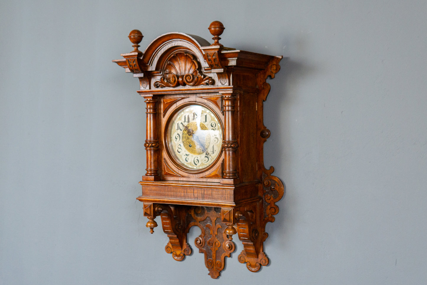 Lenzkirch Gutsherrenuhr Antik Wanduhr Regulator Uhr Alt MÖBLINGER 2412_0405