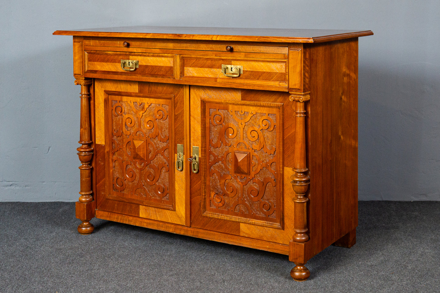 restau. Sideboard Kommode Antik Schrank Buffet Anrichte MÖBLINGER 2412_0407