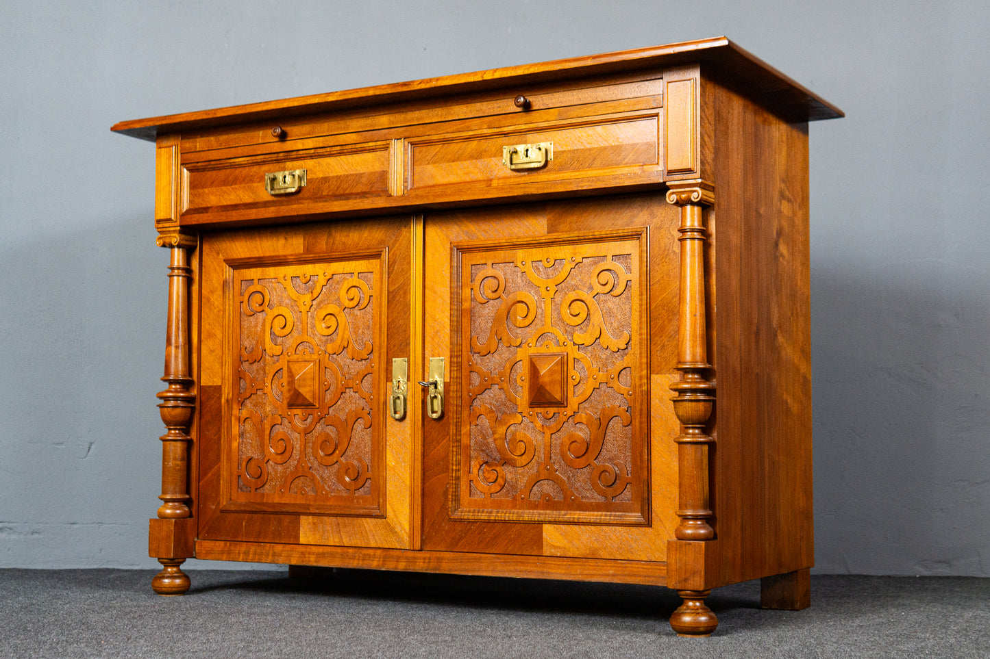 restau. Sideboard Kommode Antik Schrank Buffet Anrichte MÖBLINGER 2412_0407