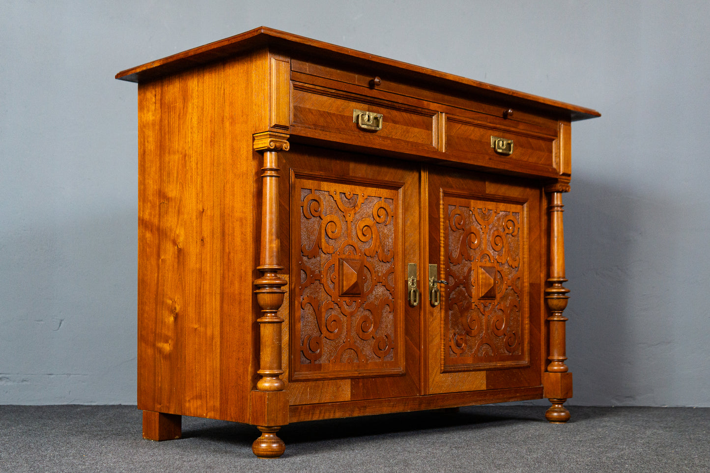 restau. Sideboard Kommode Antik Schrank Buffet Anrichte MÖBLINGER 2412_0407