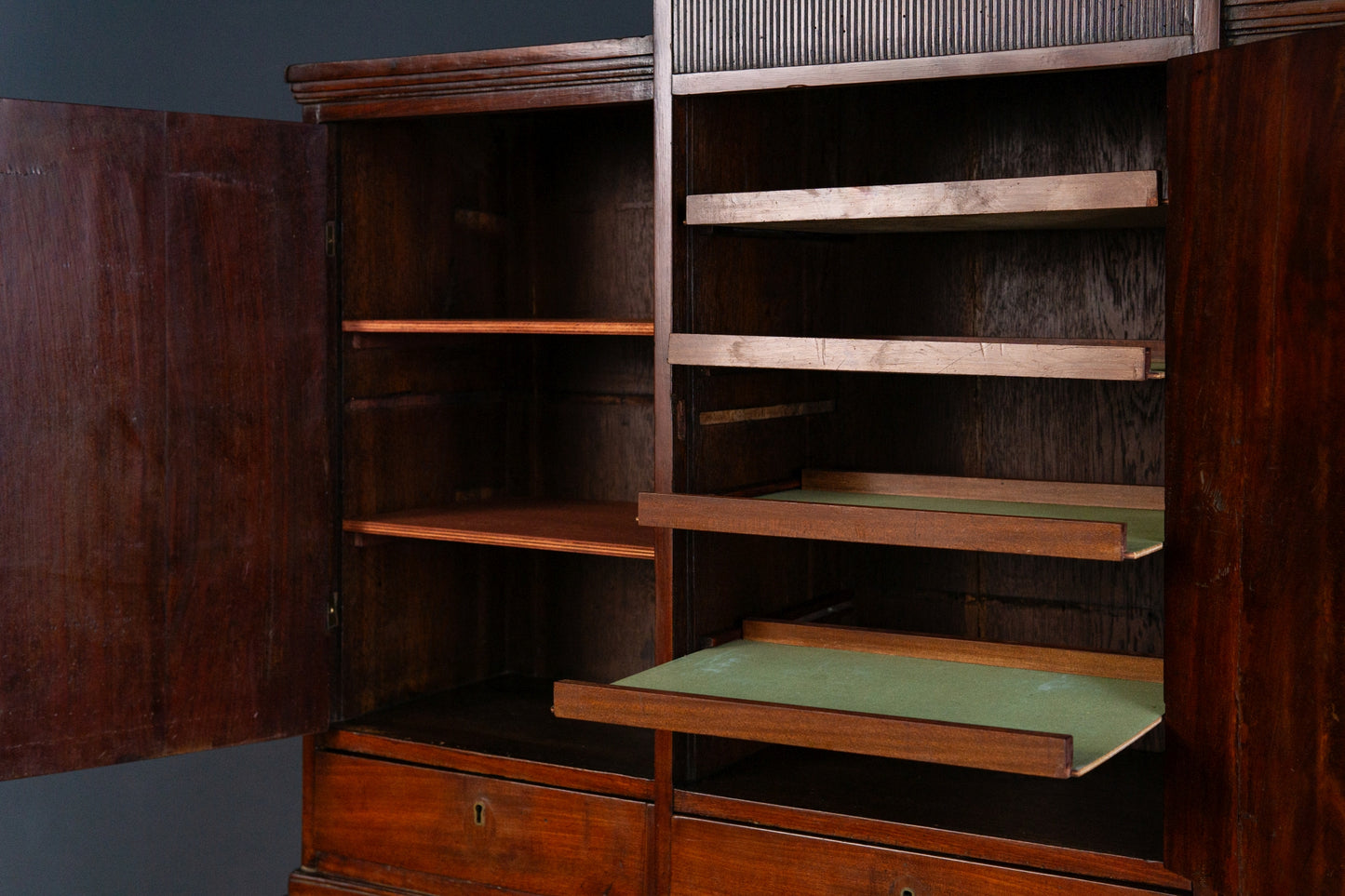 Sekretär Schreibtisch Tisch Schrank Kommode Alt Antik 2402_0101