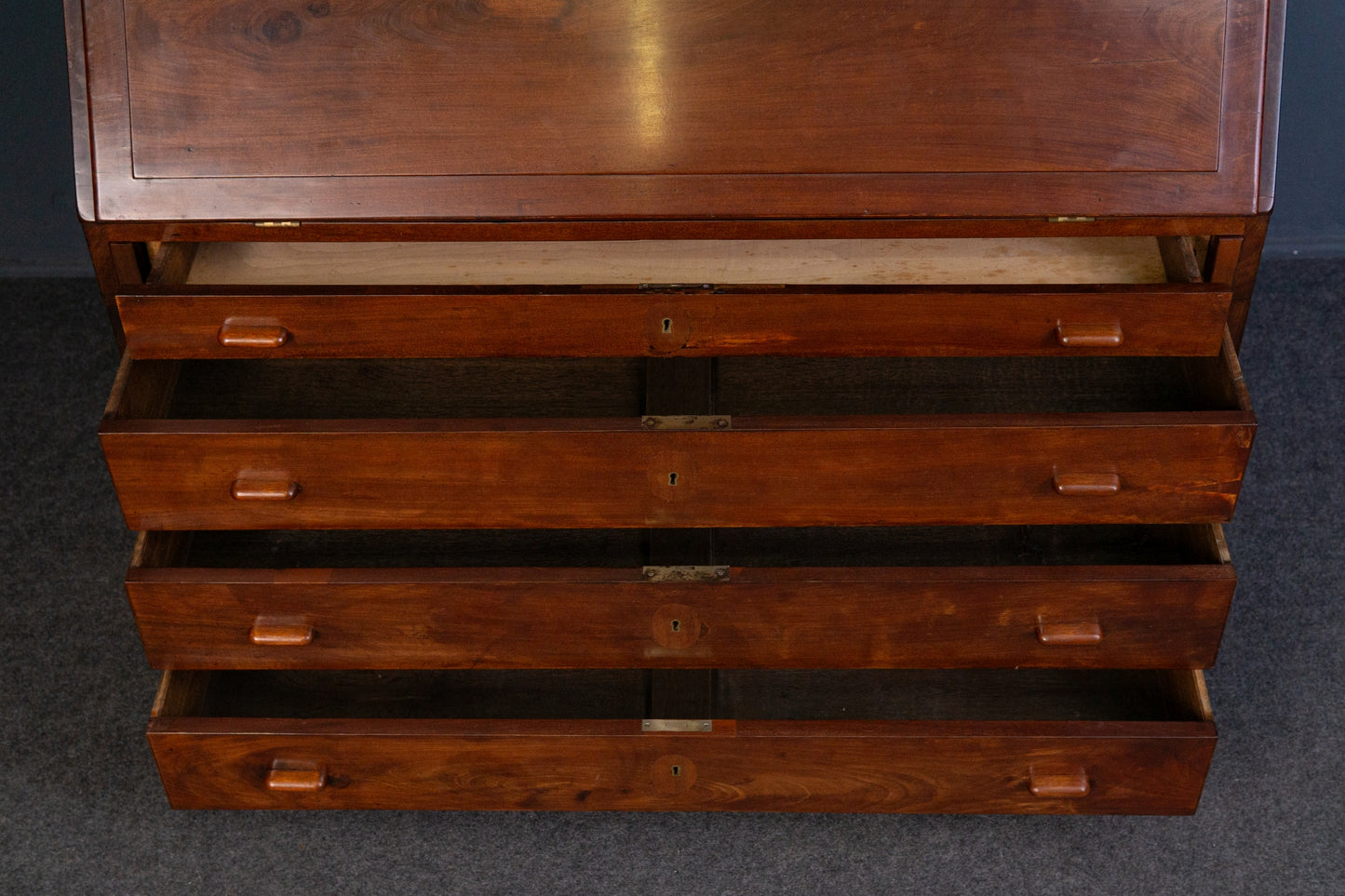 Sekretär Schreibtisch Tisch Schrank Kommode Alt Antik 2402_0101