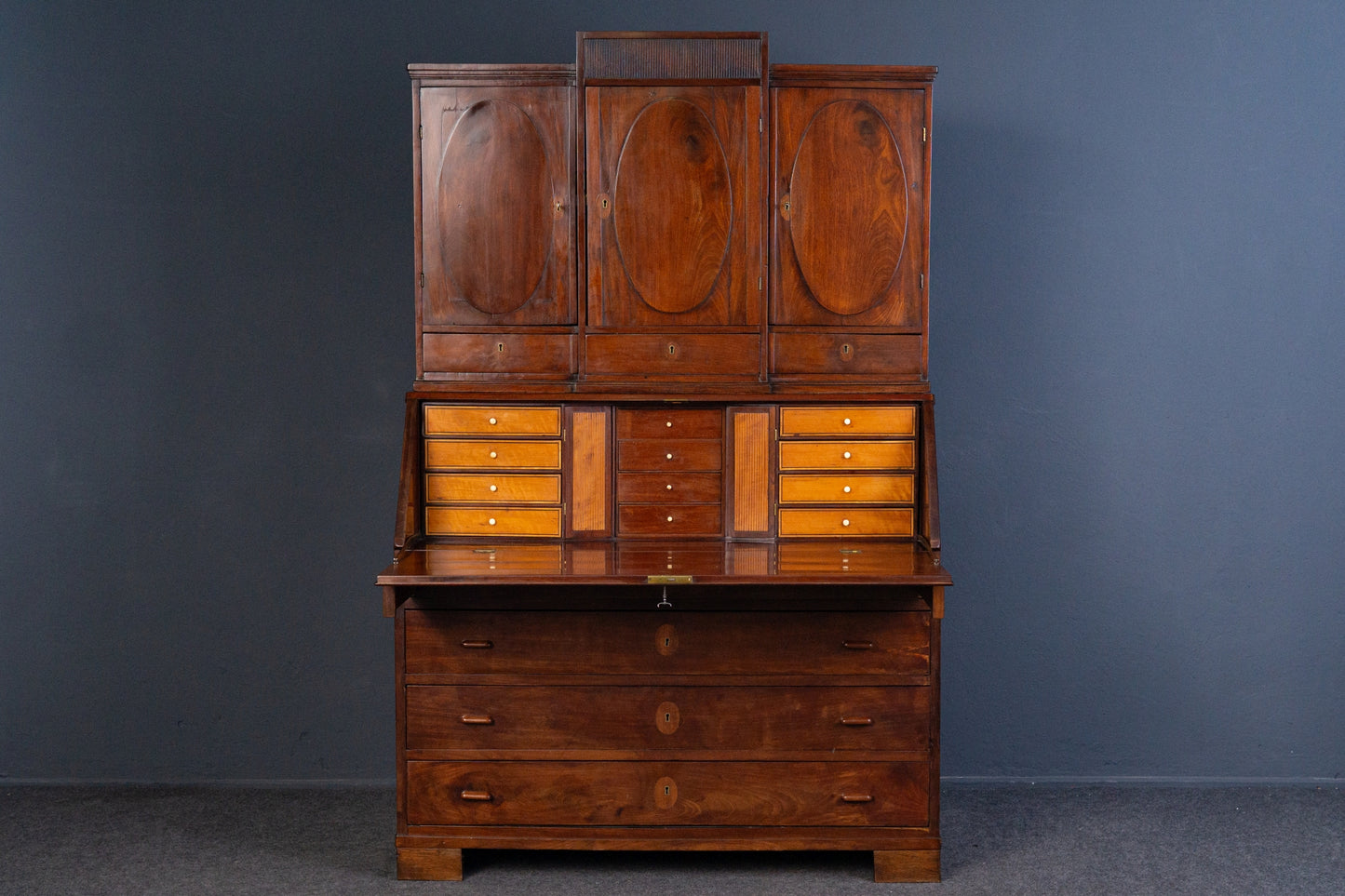 Sekretär Schreibtisch Tisch Schrank Kommode Alt Antik 2402_0101
