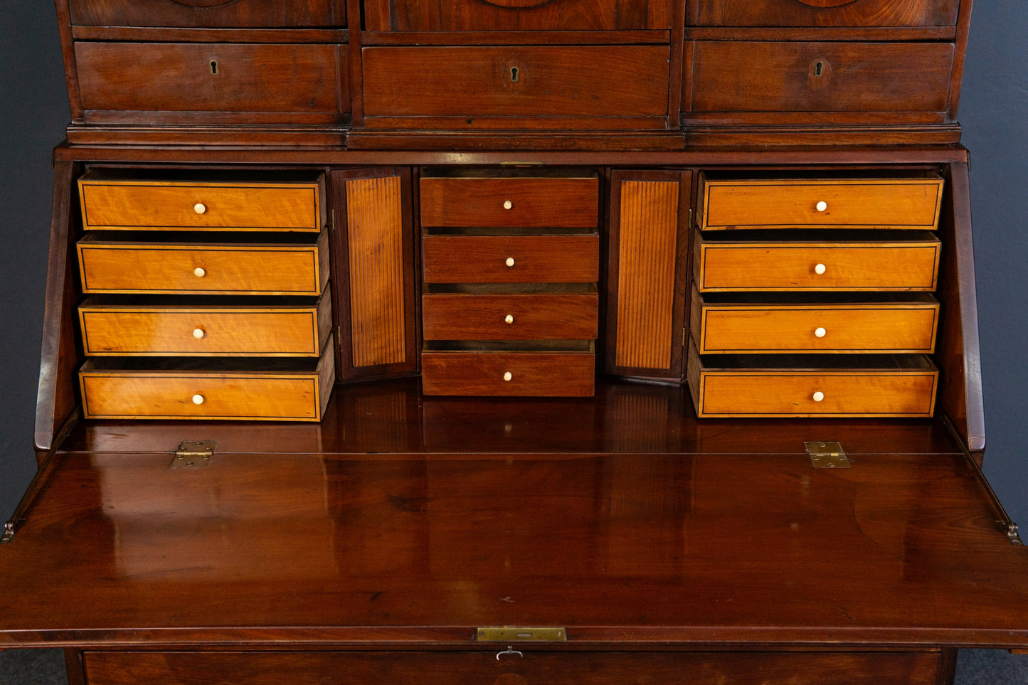Sekretär Schreibtisch Tisch Schrank Kommode Alt Antik 2402_0101
