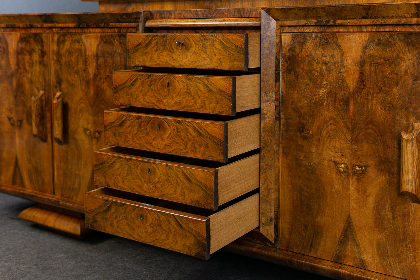 Art Deco Buffet Schrank Sideboard Regal Kommode Alt 2303_2903