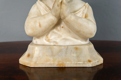 Küchler Marmor Büste Vintage Skulptur Kopf Statue Antik MÖBLINGER 2412_0503