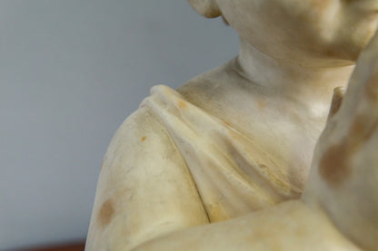Küchler Marmor Büste Vintage Skulptur Kopf Statue Antik MÖBLINGER 2412_0503