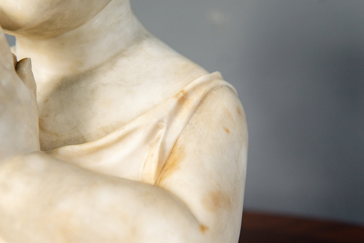 Küchler Marmor Büste Vintage Skulptur Kopf Statue Antik MÖBLINGER 2412_0503