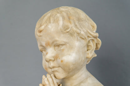 Küchler Marmor Büste Vintage Skulptur Kopf Statue Antik MÖBLINGER 2412_0503
