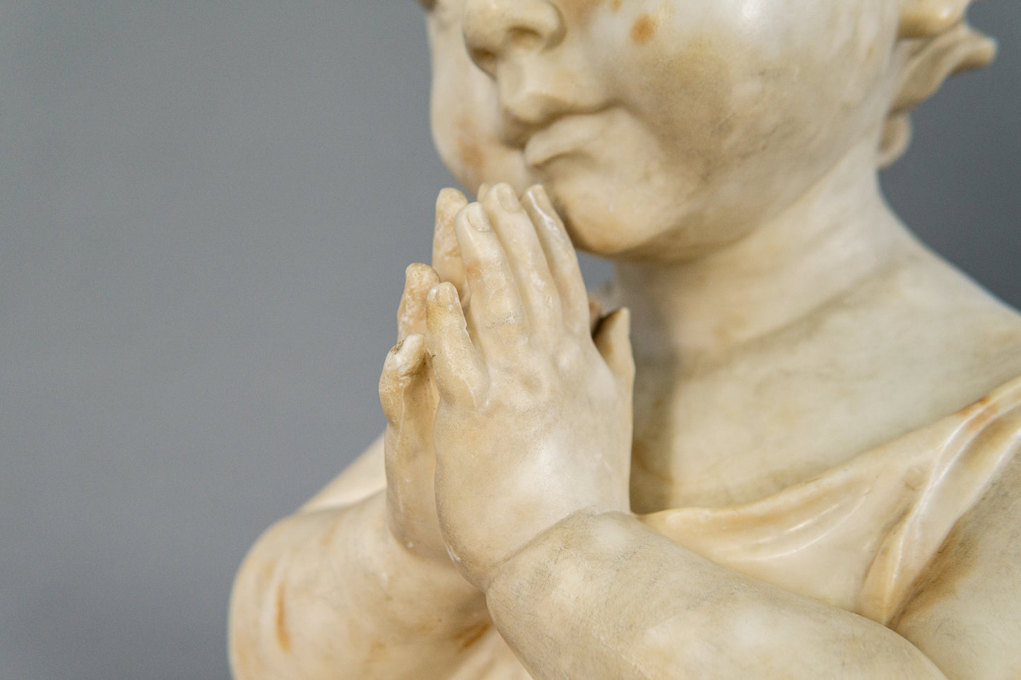Küchler Marmor Büste Vintage Skulptur Kopf Statue Antik MÖBLINGER 2412_0503