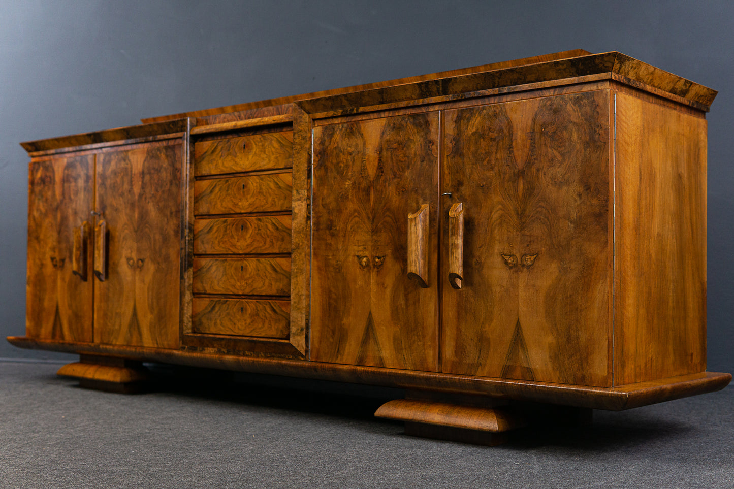 Art Deco Buffet Schrank Sideboard Regal Kommode Alt 2303_2903