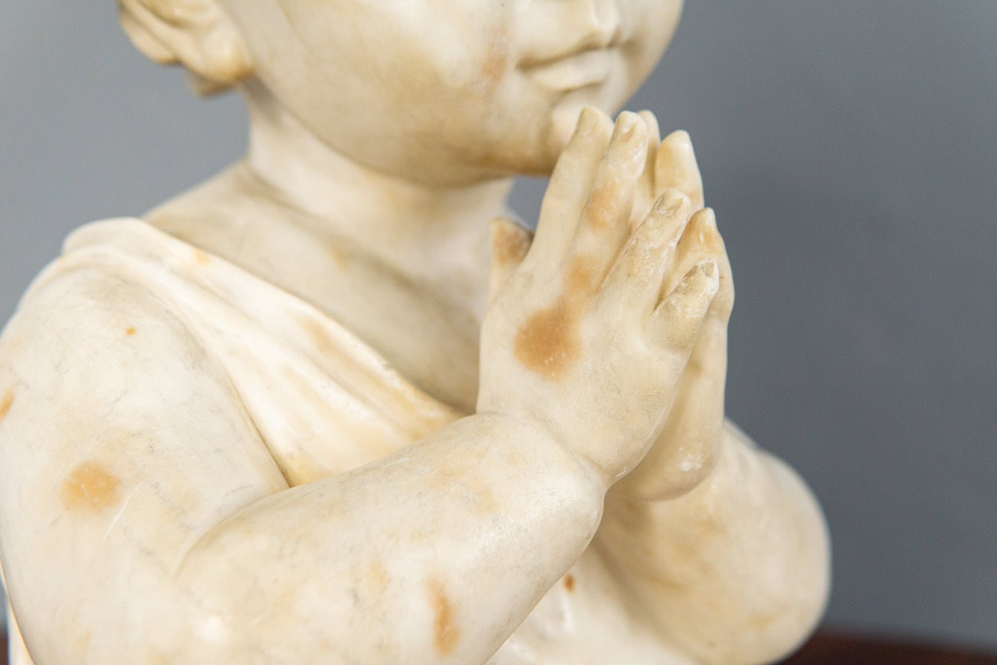 Küchler Marmor Büste Vintage Skulptur Kopf Statue Antik MÖBLINGER 2412_0503