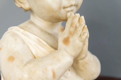 Küchler Marmor Büste Vintage Skulptur Kopf Statue Antik MÖBLINGER 2412_0503