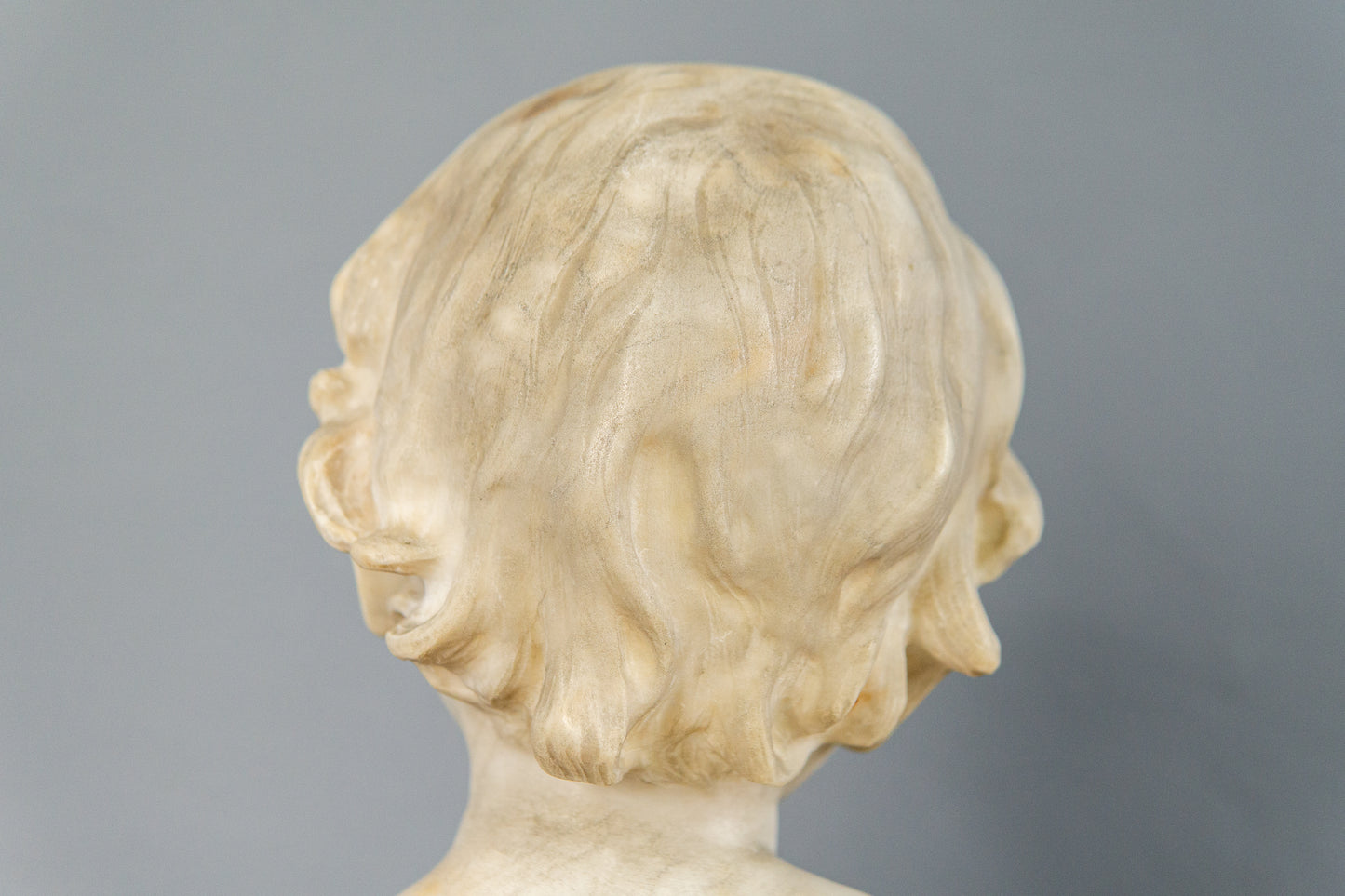 Küchler Marmor Büste Vintage Skulptur Kopf Statue Antik MÖBLINGER 2412_0503
