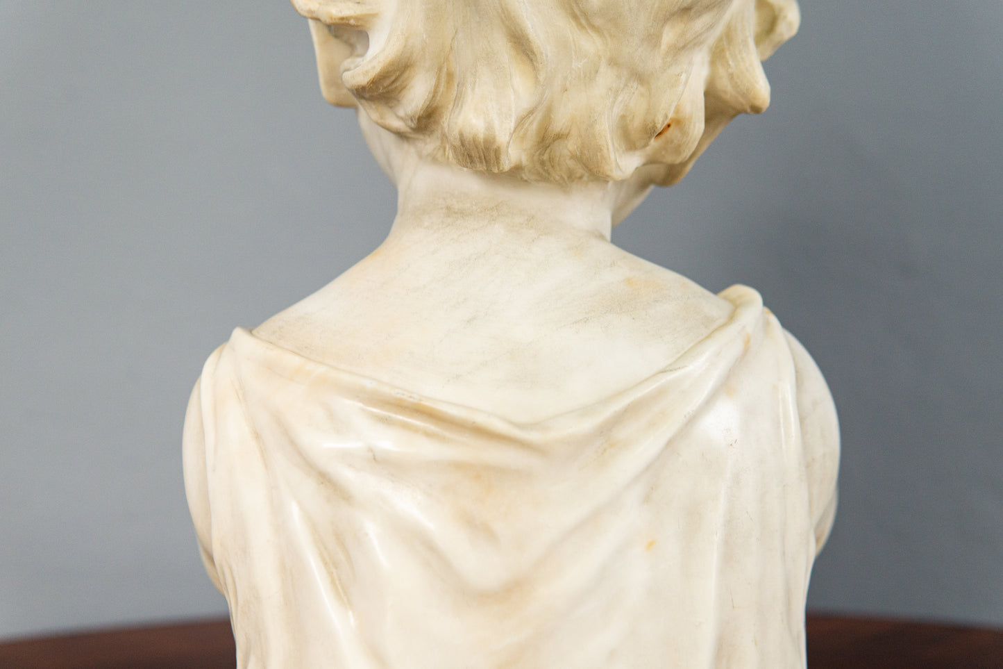 Küchler Marmor Büste Vintage Skulptur Kopf Statue Antik MÖBLINGER 2412_0503