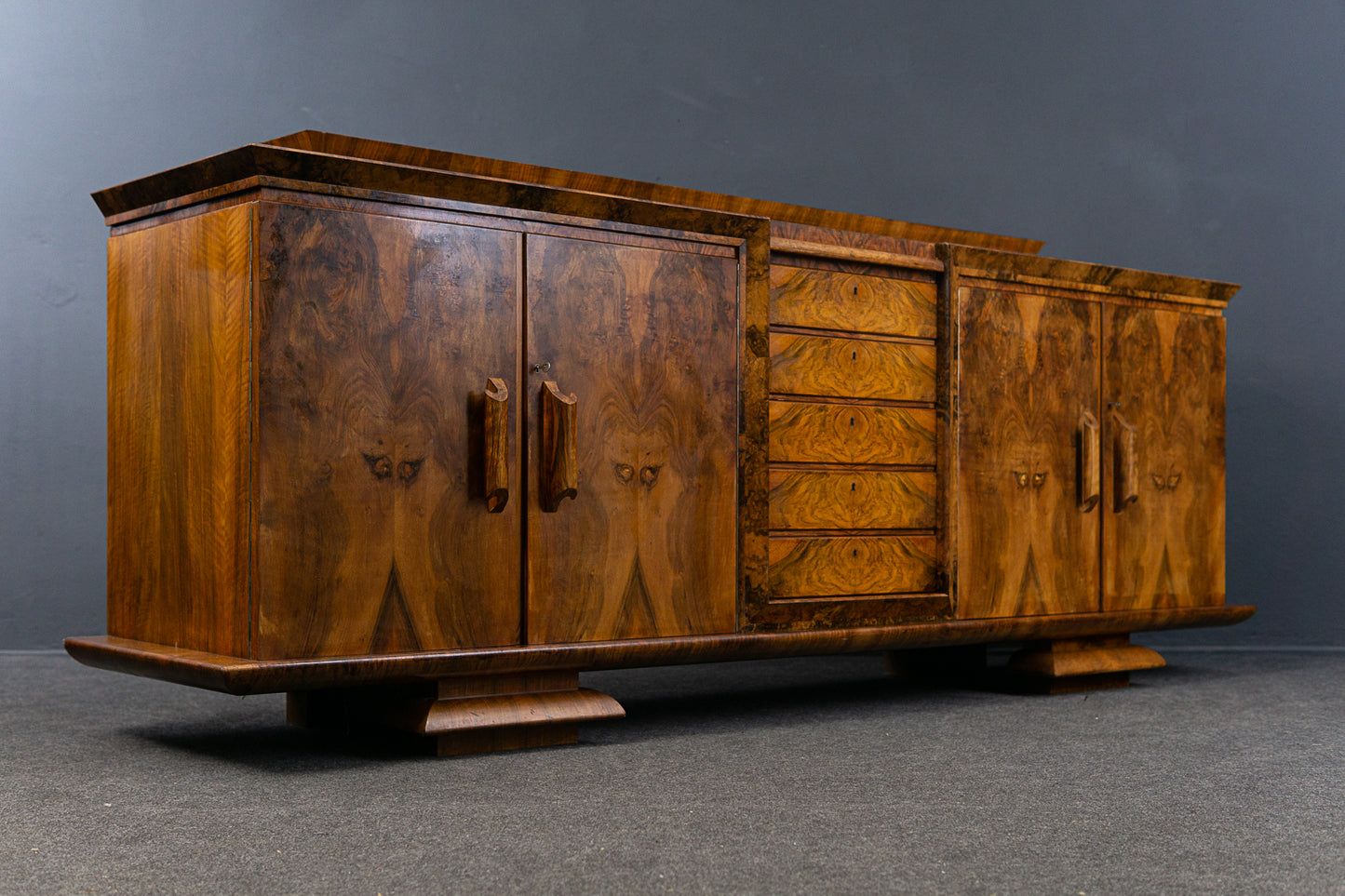 Art Deco Buffet Schrank Sideboard Regal Kommode Alt 2303_2903