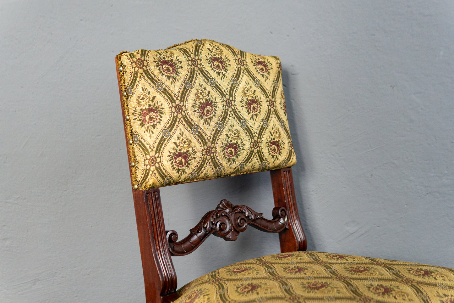 kleiner Stuhl Vintage Schreibtisch Sekretär Stuhl Antik MÖBLINGER 2412_0505