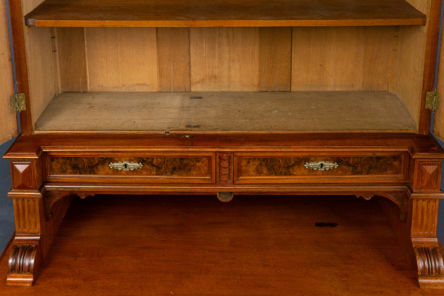 Bücherschrank Schrank Regal Vitrine Buffet Alt Antik 2304_0304