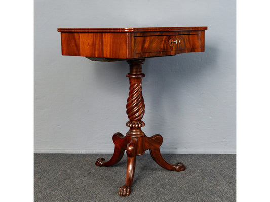 restau. Biedermeier Nähtisch Tisch Kommode Sekretär Antik MÖBLINGER 2412_0507