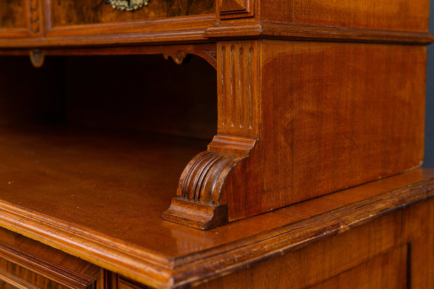 Bücherschrank Schrank Regal Vitrine Buffet Alt Antik 2304_0304