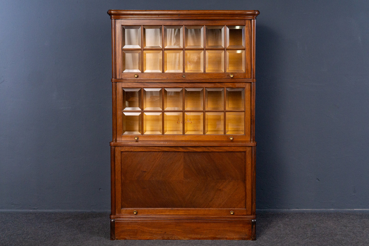 IDEAL Soennecken Regal Schrank Vitrine Kommode Antik Alt MÖBLINGER 2402_0805