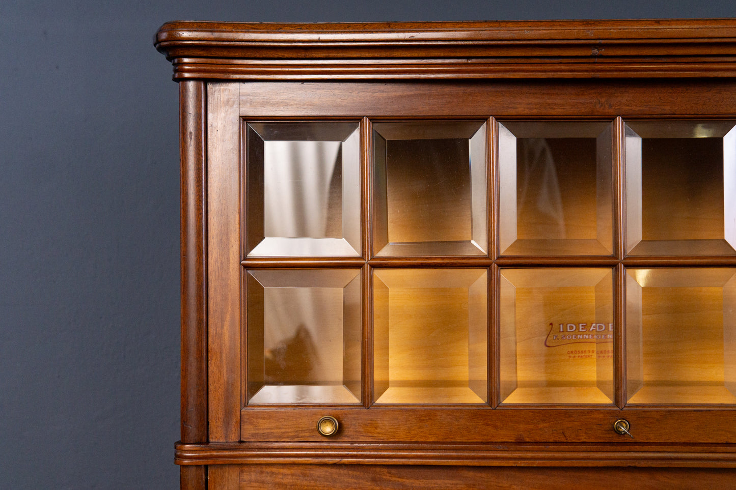 IDEAL Soennecken Regal Schrank Vitrine Kommode Antik Alt MÖBLINGER 2402_0805