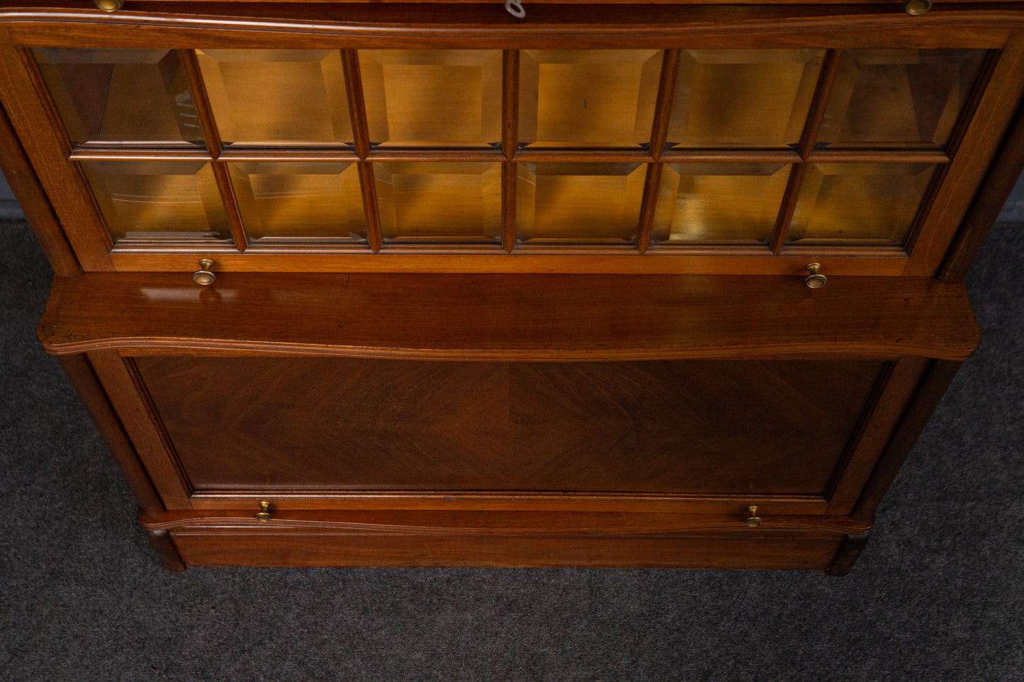 IDEAL Soennecken Regal Schrank Vitrine Kommode Antik Alt MÖBLINGER 2402_0805