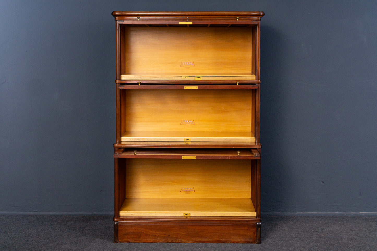 IDEAL Soennecken Regal Schrank Vitrine Kommode Antik Alt MÖBLINGER 2402_0805