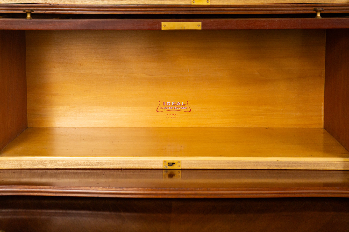 IDEAL Soennecken Regal Schrank Vitrine Kommode Antik Alt MÖBLINGER 2402_0805