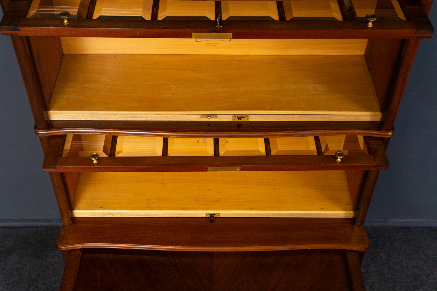 IDEAL Soennecken Regal Schrank Vitrine Kommode Antik Alt MÖBLINGER 2402_0805