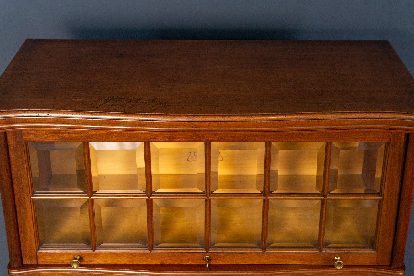 IDEAL Soennecken Regal Schrank Vitrine Kommode Antik Alt MÖBLINGER 2402_0805
