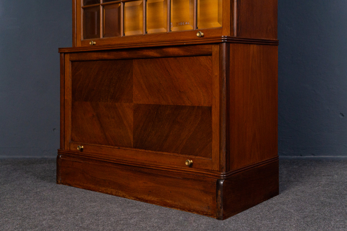 IDEAL Soennecken Regal Schrank Vitrine Kommode Antik Alt MÖBLINGER 2402_0805