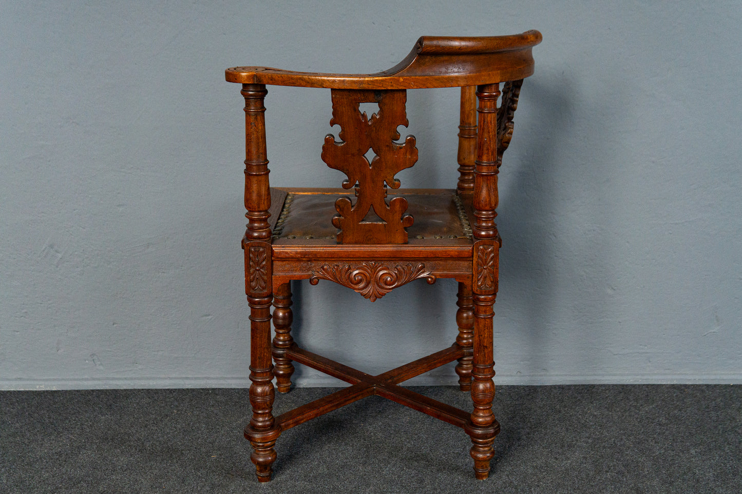 Vintage Schreibtisch Stuhl Sessel Tisch Antik Sekretär MÖBLINGER 2412_0902