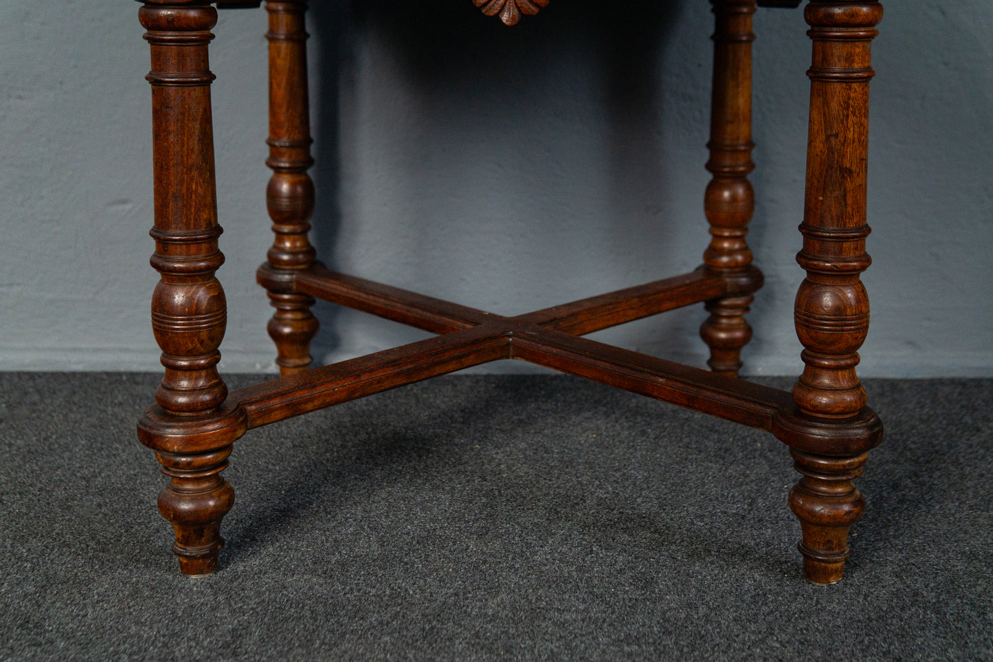 Vintage Schreibtisch Stuhl Sessel Tisch Antik Sekretär MÖBLINGER 2412_0902