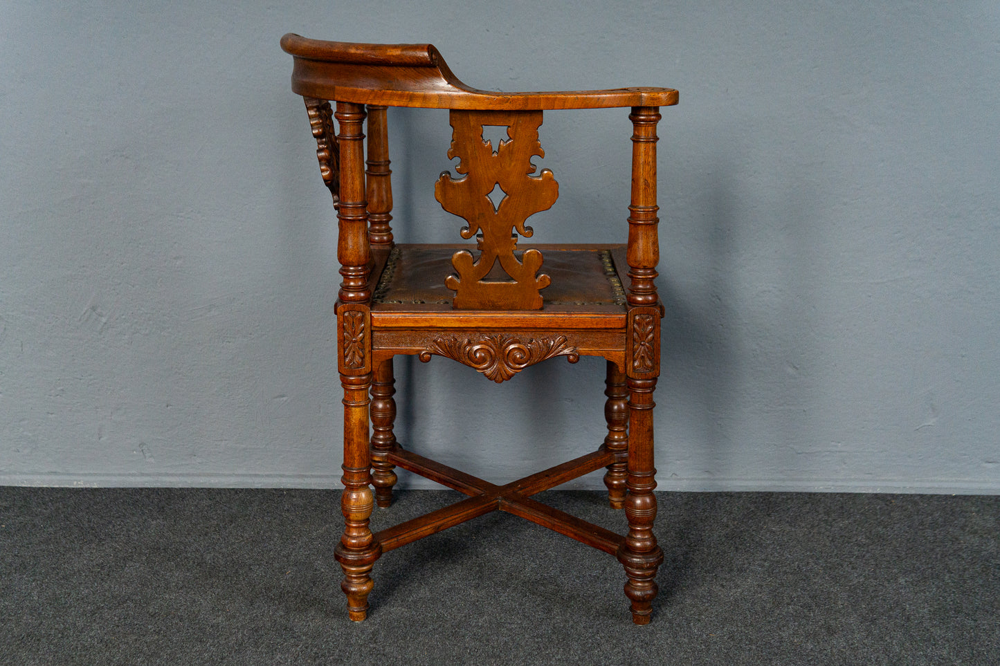 Vintage Schreibtisch Stuhl Sessel Tisch Antik Sekretär MÖBLINGER 2412_0902
